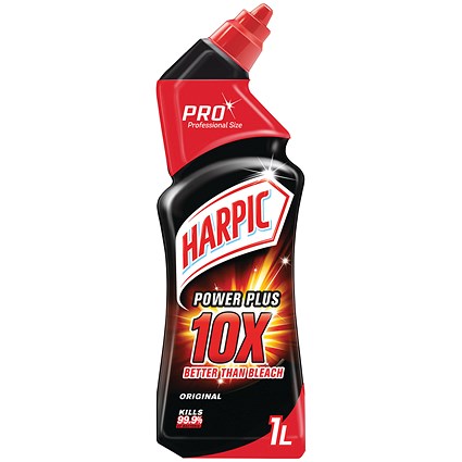 Harpic Professional Power Plus Toilet Cleaner, 1 Litre, Pack of 12