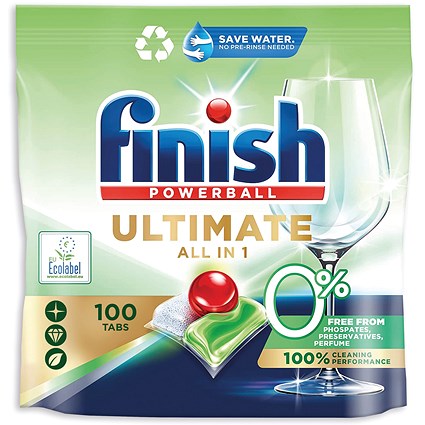 Finish Ultimate All in One Dishwasher Tablets, Pack of 100