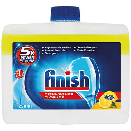 Finish Dishwasher Cleaner, Lemon, 250ml
