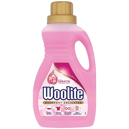 Woolite Everyday Delicates Liquid Detergent 750ml (Pack of 4)