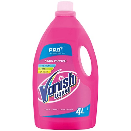 Vanish Liquid Fabric Stain Removal, 4 Litres