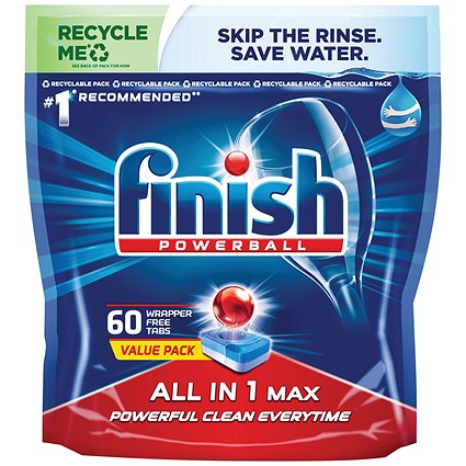 Finish All in 1 Max Dishwasher Tablets, Original, Pack of 60