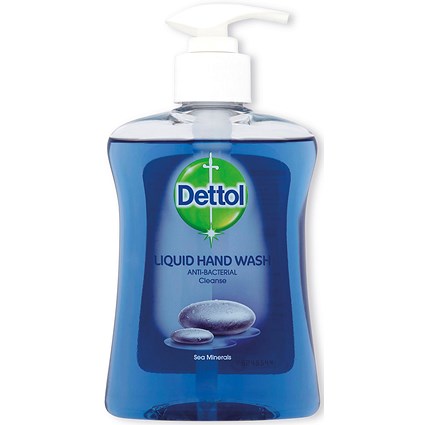 Dettol Sea Minerals Antibacterial Hand Wash, 250ml, Pack of 6
