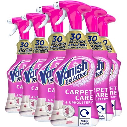 Vanish Gold Carpet Cleaner Spray 500ml (Pack of 6)