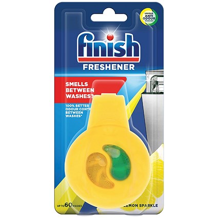 Finish Dishwasher Freshener, Lemon, Pack of 10