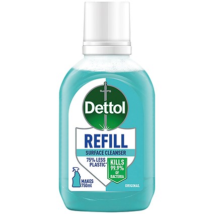 Dettol Original Surface Cleanser Spray Refill, 50ml, Pack of 15 Dettol Original Surface Cleanser Spray Refill, 50ml, Pack of 15