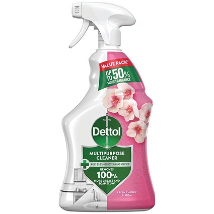 Dettol Multipurpose Cleaner Spray Cherry Bloom 1L Pack of 6