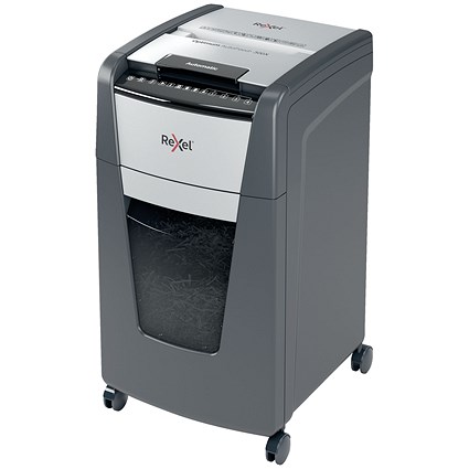 Rexel Optimum AutoFeed+ 300X P-4 Cross-Cut Shredder, 60 Litres