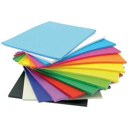 Lightweight Card Stack 120gsm A4 Assorted Vivid/Pastel (Pack of 500)