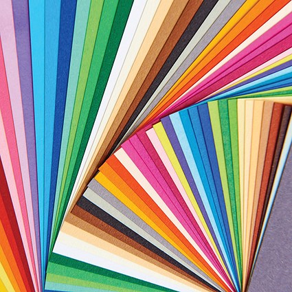 Coloured Card Pack Assorted 130gsm A3 (Pack of 50)