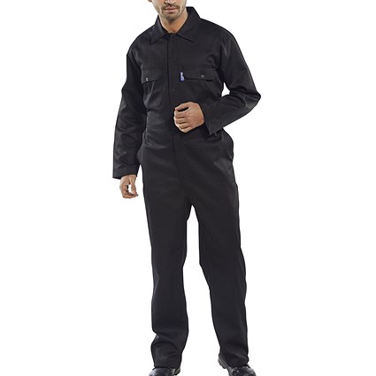 Beeswift Regular Boilersuit, Black, 46 Beeswift Regular Boilersuit, Black, 46
