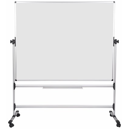 Bi-Office Earth Non-Magnetic Revolving Whiteboard, Drywipe Surface, Aluminium And Black Plastic Frame, 1500x1200mm