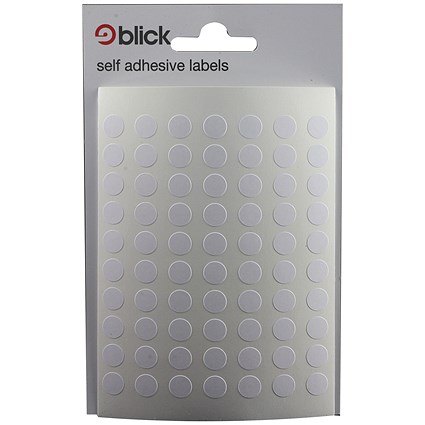 Blick White 8mm Round Label Bag (9800 Pack) RS000853