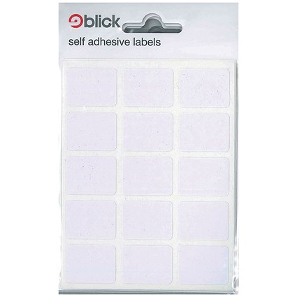 Blick White Labels 19x25mm (2100 Pack) RS001652