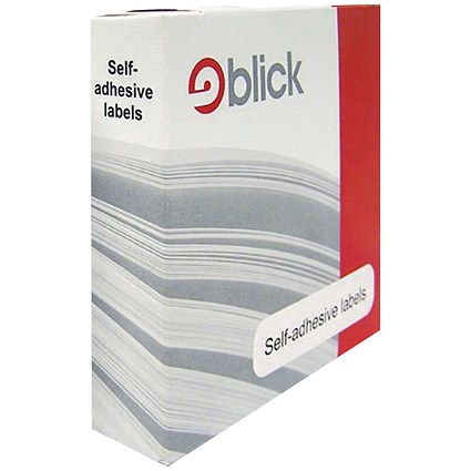 Blick Labels in Dispensers 25x50mm White (Pack of 400) RS008958