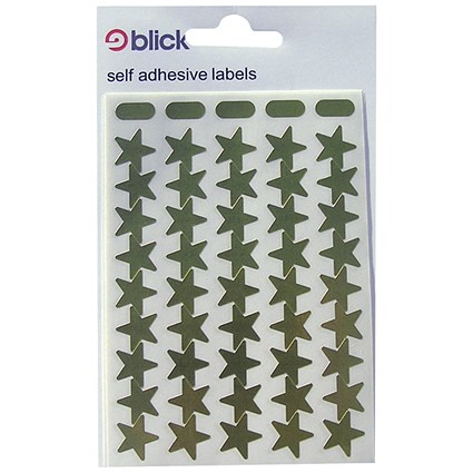 Blick Metallic Stars 14mm 135 Per Bag Gold (Pack of 2700) RS025351