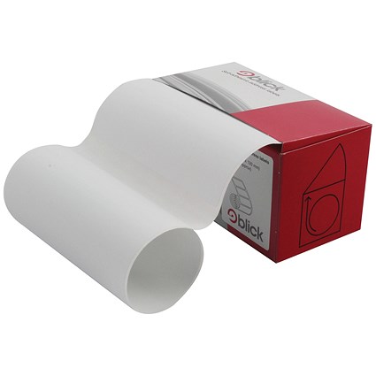 Blick Label Roll, 50x80mm, White, 150 Labels Blick Label Roll, 50x80mm, White, 150 Labels