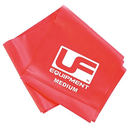 Urban Fitness Medium Resistance Band Red