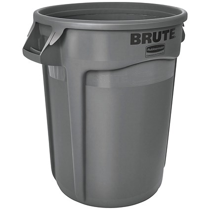 Rubbermaid Vented Brute Recycling Bin 121 Litre Grey