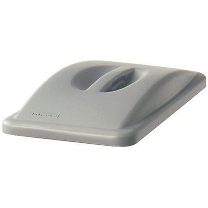 Rubbermaid Slim Jim Handle Top Lid, Grey