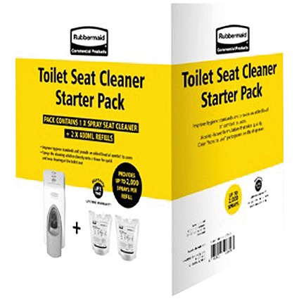 Rubbermaid Toilet Seat Cleaner Pack (1 Dispenser 2 Refills)