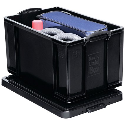 Really Useful Storage Box, 84 Litre, Black