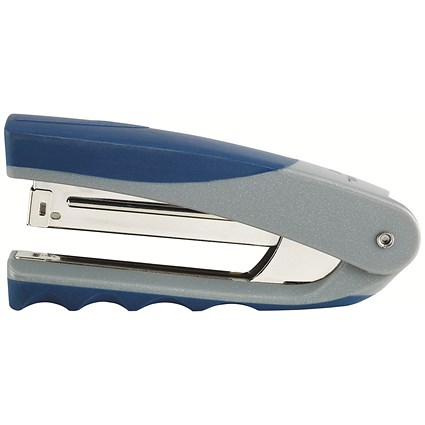 Rexel Centor Half Strip Stapler, Capacity 25 Sheets, Blue and Grey Rexel Centor Half Strip Stapler, Capacity 25 Sheets, Blue and Grey