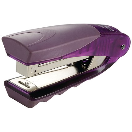 Rexel Centor Half Strip Stapler Translucent Purple Rexel Centor Half Strip Stapler Translucent Purple