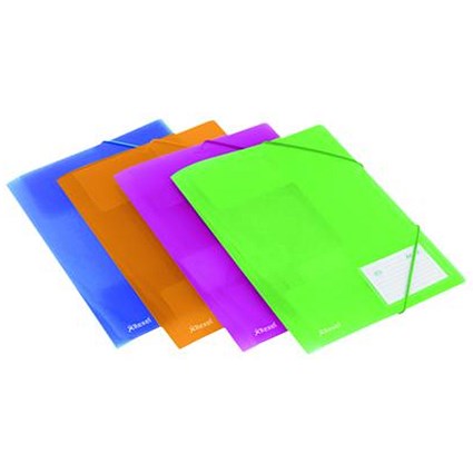 Rexel A4 Ice Display Book, 20 Pockets, Assorted, Pack of 10