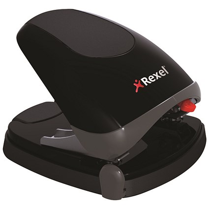 Rexel Easy Touch Hole Punch Black/Grey