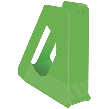 Rexel Choices Plastic Magazine File, Green