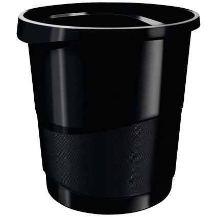 Rexel Choices Waste Bin 14 Litre Black