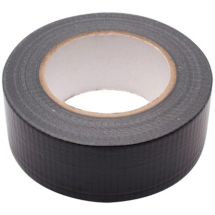 Everyday Waterproof Cloth Tape, 48mm x 50m, Black