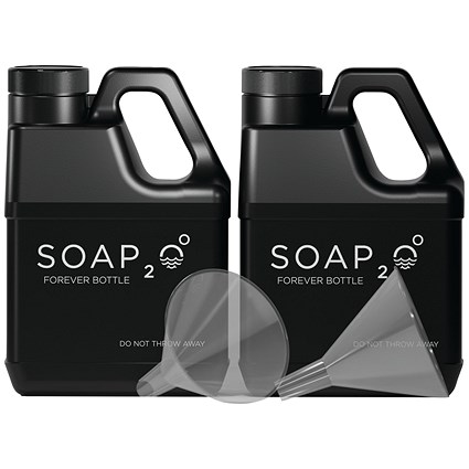 Forever Bottles with 2 Funnels 4 Litres (Pack of 2)