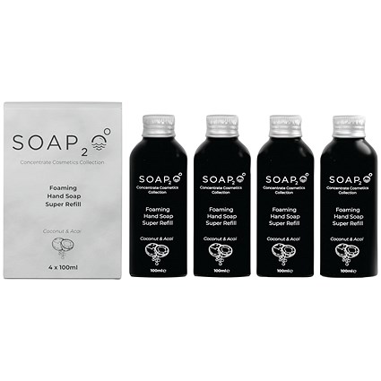 Foaming Hand Soap Super Refill Makes 4 Litres (Pack of 4)