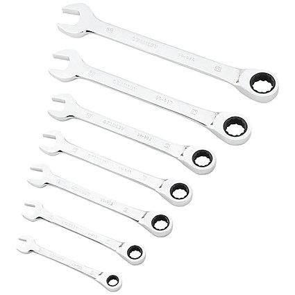 Stanley 7 Piece Ratcheting Wrench Set STMT82846-0