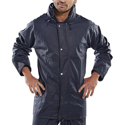 Beeswift Super B-Dri Jacket, Navy Blue, Medium