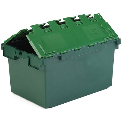 VFM Green 25 Litre Plastic Container With Lid 306579 VFM Green 25 Litre Plastic Container With Lid 306579