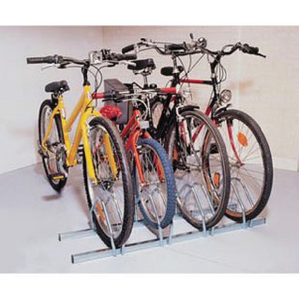Cycle Rack 4-Bike Capacity Aluminium 309714