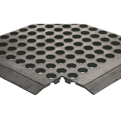 Rubber Worksafe Mat, 900x1500mm, Black Rubber Worksafe Mat, 900x1500mm, Black