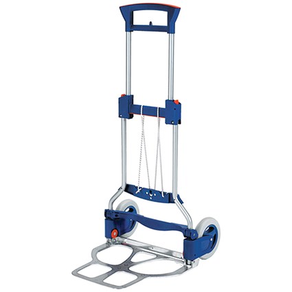 Lightweight Folding Truck 480x490x1010mm Silver/Blue 312504 Lightweight Folding Truck 480x490x1010mm Silver/Blue 312504