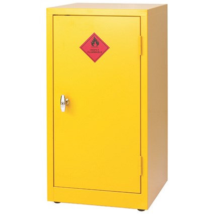Hazardous Substance Storage Cabinet 36X18X18 inch C/W 1 Shelf Yellow