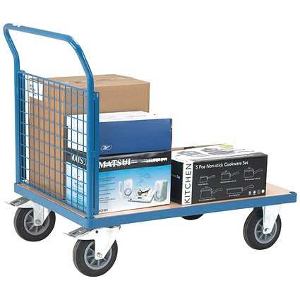 VFM Blue Premier Single Mesh 1000x700mm Platform Truck 315623 VFM Blue Premier Single Mesh 1000x700mm Platform Truck 315623