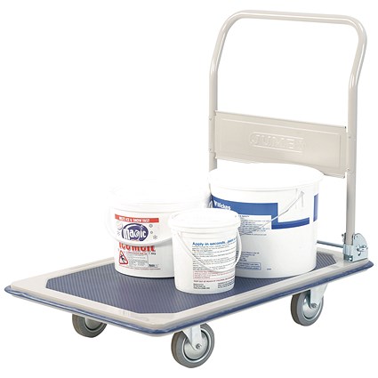 Lightweight Platform Truck Folding Handle Blue 319843 Lightweight Platform Truck Folding Handle Blue 319843