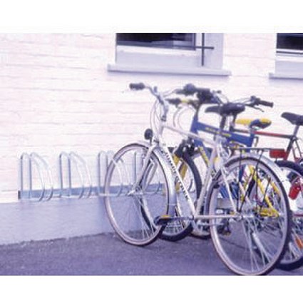 VFM Aluminium Wall/Floor Mounted 4-Bike Cycle Rack 320079