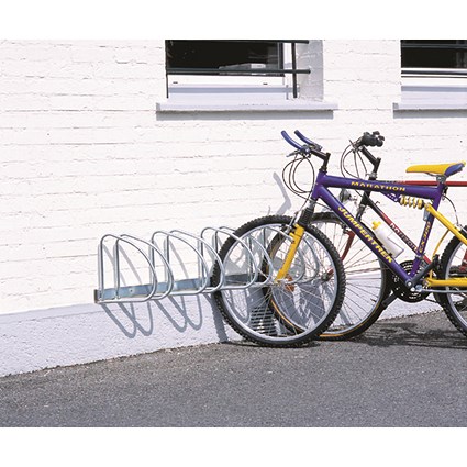 VFM Aluminium Wall/Floor Mounted 4-Bike Cycle Rack 320080