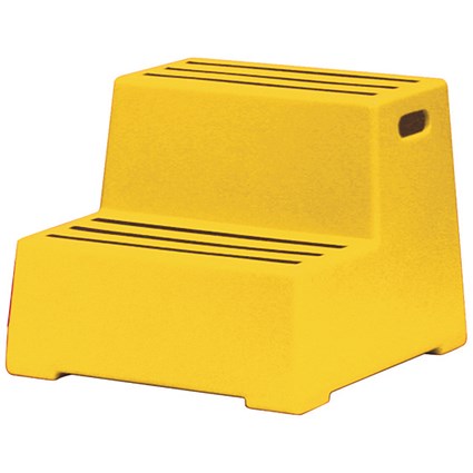 Plastic Safety Step 2 Tread Yellow 325097