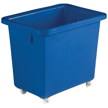 VFM Blue Swivel Castor Bottle Skip 405x610x560mm