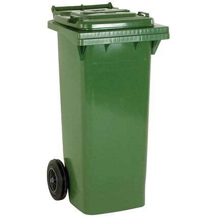 Wheelie Bin, 140 Litre, Green