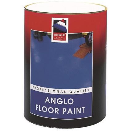 Professional Grade Floor Paint, Grey 5 Litre 349750